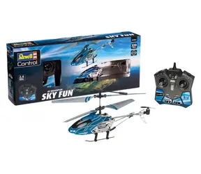 Revell RC-Hubschrauber Sky Fun / RC-Hubschrauber / 3-Kanal-Fernsteuerung / Reichweite 50 m / Gyro / ab 15 Jahren