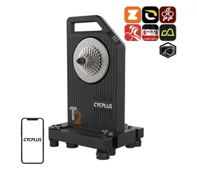 Cycplus T2 / Fahrradtrainer / Direktantrieb / Bluetooth 5.0 / ANT+ / 2200 W / 17 % Steigung
