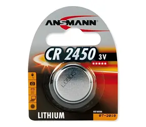 Ansmann CR-2450 / Knopfzelle / Lithium / 3 V / 1 Stück