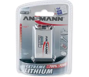 Ansmann Extreme Lithium 9V / Batterie / Lithium / 1 Stück