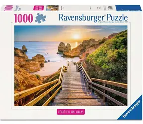 Ravensburger Puzzle Holztreppe zum Praio do Camillo / 1000 Teile / ab 14 Jahren
