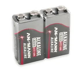 Ansmann 9V-Block Red-Line / Alkaline-Batterie / 9V / 2 Stück