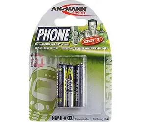Ansmann maxE AAA 800 mAh (3 Stück) / Akku / NiMH / für DECT-Telefone
