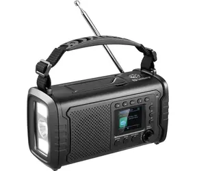Sandberg Survivor DAB Radio All-in-1 20000 Schwarz / Outdoor-Powerbank / 20.000 mAh / DAB+/FM-Radio / BT 5.3 / IP53