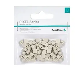 DEEPCOOL Pixel grau / Dekorative Gummiteile / 100 Stück