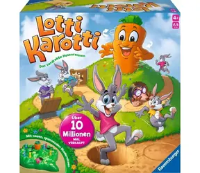 Ravensburger Lotti Karotti / Kinderbrettspiel / 2-4 Spieler / ab 4 Jahren