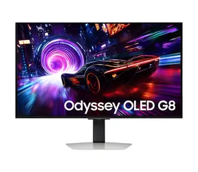 32" Samsung Odyssey S32FG814SU silber / Monitor / QD-OLED / 3840 x 2160 / 240 Hz / 0,03 ms / HDMI + DP / VESA