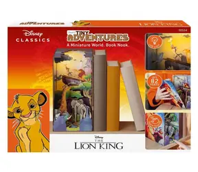 Revell Tiny Adventures Disney Der König der Löwen / Holzbausatz / Bücherecke / 82 Teile / LED-Beleuchtung / ab 14 Jahren