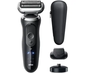 Braun Series 7 72-N4200S schwarz / Rasierer / Scherfolie / Nass & Trocken / 60 Min. Betriebsdauer / fester Scherkopf