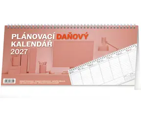 NOTIQUE Steuerplanung 2027 / Tischkalender / 33 × 14,5 cm