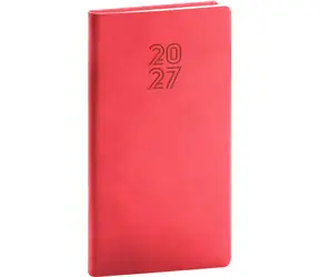 NOTIQUE Aprint 2027 rot / Taschenkalender / 9 × 15,5 cm