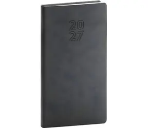 NOTIQUE Aprint 2027 schwarz / Taschenkalender / 9 × 15,5 cm