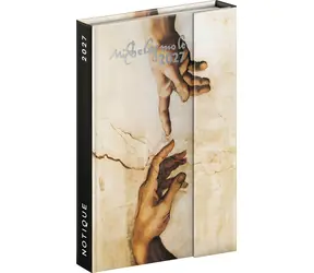 NOTIQUE Wochenmagnetkalender Michelangelo 2027 / 11 x 16 cm