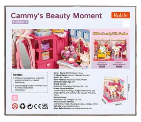 Robotime 3D-Puzzle „Cammys schöner Moment“ / Miniaturhaus / 100 Teile / ab 14 Jahren