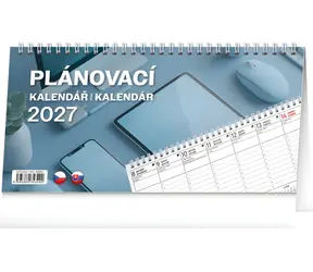 NOTIQUE Planer CZ/SK 2027 / Tischkalender / 25 × 12,5 cm