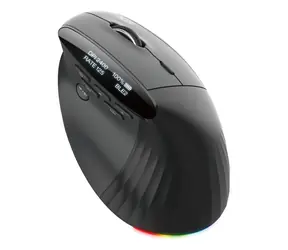 Acer SMART Fit schwarze Vertikalmaus für Rechtshänder / optisch / 8000 DPI / USB + Bluetooth 5.0