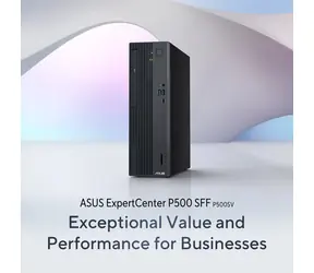 Asus ExpertCenter P500 SFF grau / Desktop-Computer / Intel Core 5 210H / 16 GB DDR5 / 512 GB SSD / Intel UHD / Windows 11