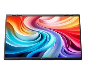 23,8" Acer PD243YE, schwarz / Tragbarer Dual-Monitor / IPS / Full HD 1920 x 1080 / 100 Hz / 4 ms / USB-C