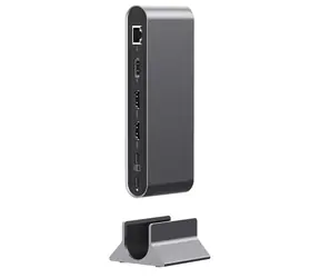 Acer 15-in-1 silber / Dockingstation / USB-C / 2× HDMI 4K / DisplayPort 8K / 100W PD / RJ45