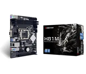 Biostar H81MHV3 / Motherboard / Intel H81 / DDR3 / SATA III / USB 3.0 / GLAN / HDMI+VGA / sc.1150 / m-ATX