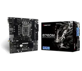 Biostar B760MX2-E D4 / Mainboard / B760M / LGA 1700 / 2x DDR4 / PCIEx16 / 1x GLAN / mATX
