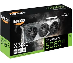 Inno3D GeForce RTX 5060 Ti X3 OC 16GB / Grafikkarte / 2602 MHz / 16 GB GDDR7 / 128-Bit / 1x HDMI + 3x DP / 650W (8)