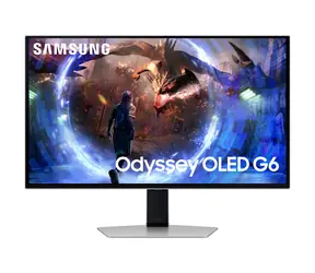 27" Samsung Odyssey G6 G60SD silber / Monitor / OLED / 2560x1440 / 16:9 / 0,03 ms / 360 Hz / 1.000.000:1 / 250 cd/m