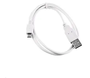 C-tech USB-Micro-Kabel 2 m weiß / USB 2.0 A (M) - Micro B (M)