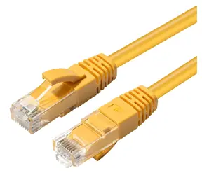 MicroConnect CAT6a U/UTP 0,3 m gelb / LSZH