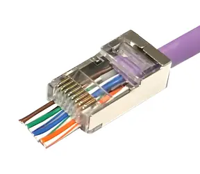 MicroConnect Modular EZ Plug / RJ-45-Stecker / 8P8C / Silber