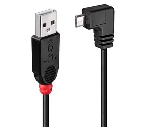 Lindy USB 2.0 A - Micro-B schwarz / USB-Kabel / 1 m / 480 Mbit/s