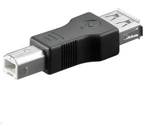 MicroConnect Adapter USB A (F) - USB B (M) schwarz / USB-Reduzierung