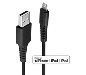 Lindy / USB-A-auf-Lightning-Kabel / 0,5 m / schwarz