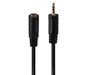 Lindy Jack 2,5 mm/3,5 mm schwarz / Audioadapter / 0,2 m