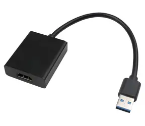MicroConnect USB 3.0 HDMI Grafikadapter, schwarz, Full HD 1920×1080, 60 Hz