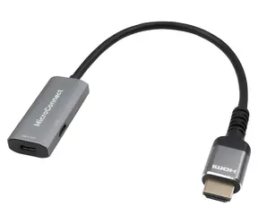 MicroConnect HDMI - USB-C schwarz / Adapter / 0,2 m