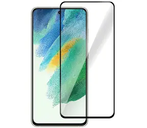 eSTUFF Panzerglas für Samsung Galaxy S21 FE 5G / Schutzglas / Gehärtetes Glas / Vollflächig verklebt
