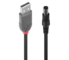 Lindy USB-A - DC schwarz / Adapter / 1,5 m