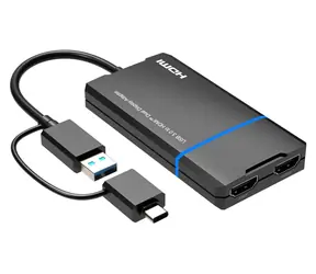 MicroConnect USB-C + USB-A 2-in-1-Adapter / HDMI-Ausgang