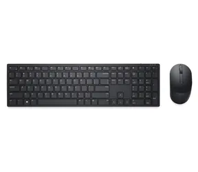 DELL KM5221W US International Schwarz / Kabelloses Tastatur- und Maus-Set / US-amerikanisches internationales Layout / USB-Empfänger 2,4 GHz