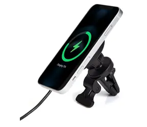 eSTUFF Magnetisches kabelloses Autoladegerät / Kabelloses Autoladegerät / Qi / 15 W