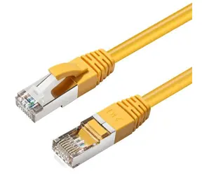 MicroConnect CAT6a S/FTP 20m gelb / Patchkabel / LSZH / PoE