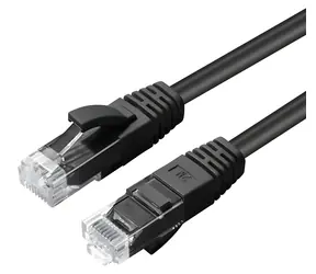 MicroConnect CAT6A U/UTP 1,5 m schwarz / Patchkabel / LSZH