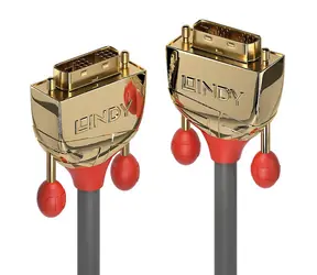 Lindy DVI-D Single Link 20 m / Kabel / DVI-D - DVI-D / 1920×1200 px / grau