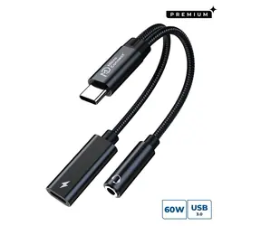 MicroConnect USB-C auf USB-C Premium PD Kabel, schwarz / USB-C Kabel / 13 cm / Stromversorgung
