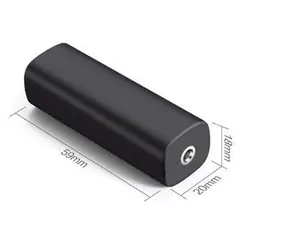 MicroConnect Filteradapter 3,5 mm schwarz / Audioadapter / 0,15 m