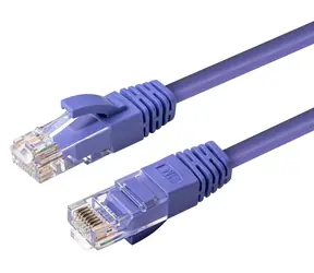 MicroConnect CAT6a U/UTP 7,5 m lila / Patchkabel / RJ-45 / PoE / LSZH