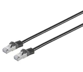 MicroConnect CAT7 S/FTP 1,5 m schwarz / Patchkabel / RJ-45