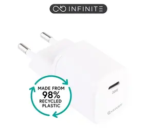 eSTUFF INFINITE weiß / USB-Ladegerät / USB-C / 20 W / Schnellladung