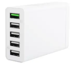 CoreParts Multi- Port -USB-Ladegerät weiß / Netzladegerät / 6× USB-A / 40 W / 2,4 A